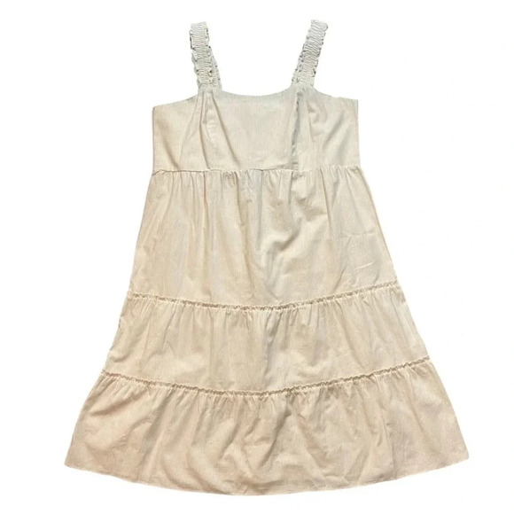 NWT Seraphine Linen Maternity Midi Dress - Picture 4 of 7